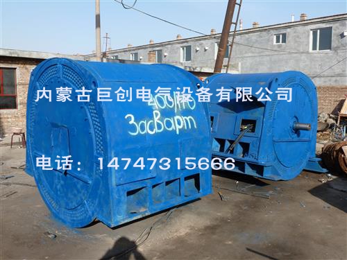 蒙古国电厂双速电机修理完工